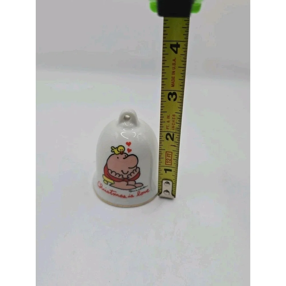 Vintage Ziggy Tom Wilson Christmas Joyous Holidays Bell UPS 1982